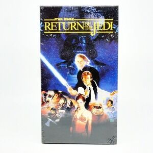 Star Wars: Return of the Jedi 1990 VHS Factory Blue Sealed CBS FOX Video NEW